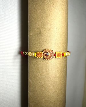Thread Om Sankh Mauli Thread Rakhi Set
